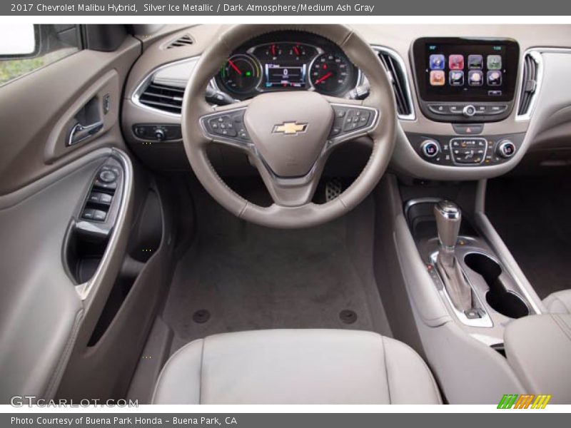 Silver Ice Metallic / Dark Atmosphere/Medium Ash Gray 2017 Chevrolet Malibu Hybrid