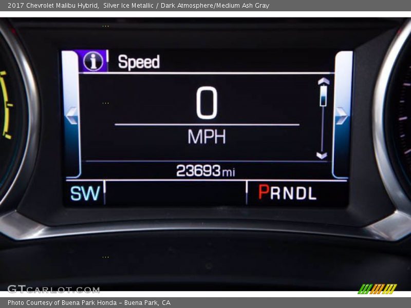 Silver Ice Metallic / Dark Atmosphere/Medium Ash Gray 2017 Chevrolet Malibu Hybrid