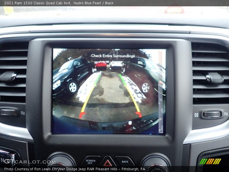 Hydro Blue Pearl / Black 2021 Ram 1500 Classic Quad Cab 4x4