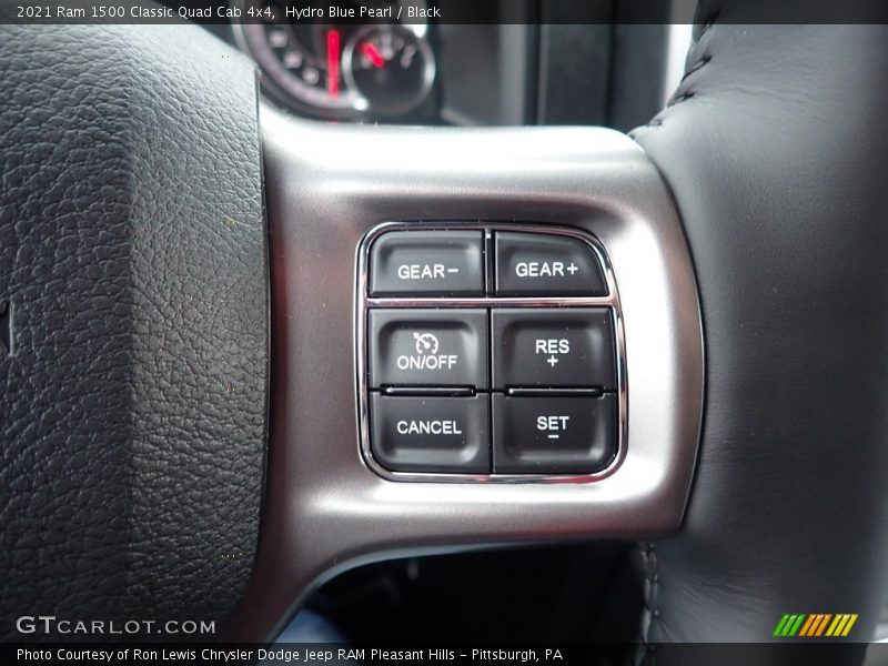 Hydro Blue Pearl / Black 2021 Ram 1500 Classic Quad Cab 4x4