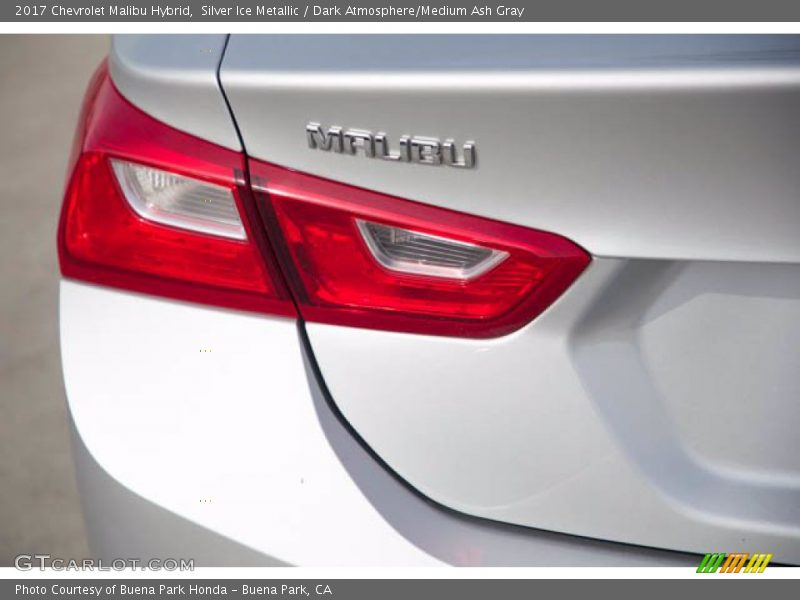 Silver Ice Metallic / Dark Atmosphere/Medium Ash Gray 2017 Chevrolet Malibu Hybrid