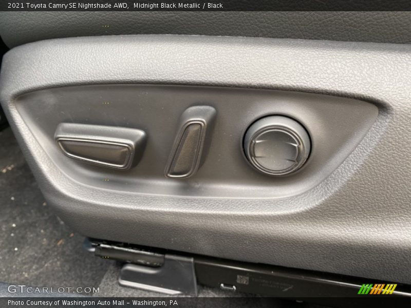 Midnight Black Metallic / Black 2021 Toyota Camry SE Nightshade AWD