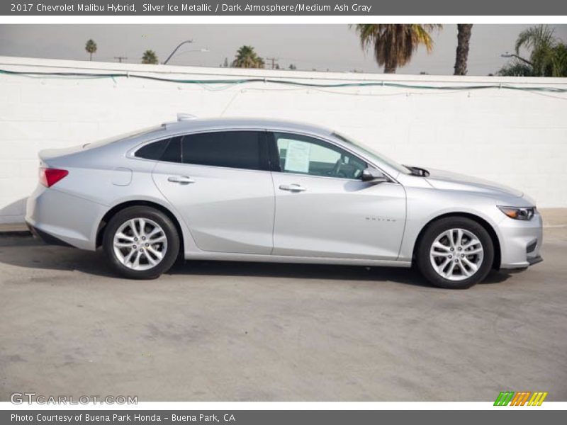 Silver Ice Metallic / Dark Atmosphere/Medium Ash Gray 2017 Chevrolet Malibu Hybrid