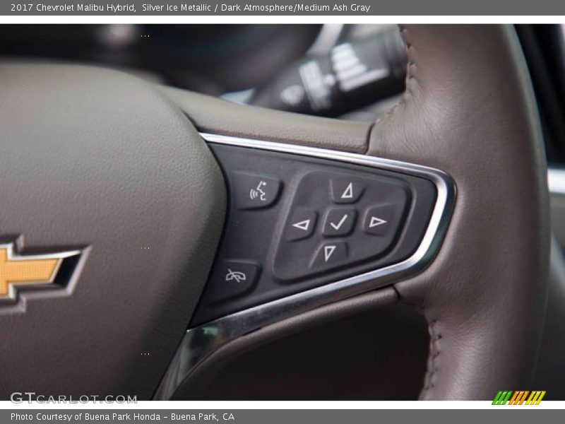 Silver Ice Metallic / Dark Atmosphere/Medium Ash Gray 2017 Chevrolet Malibu Hybrid
