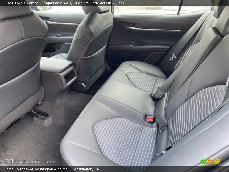 Midnight Black Metallic / Black 2021 Toyota Camry SE Nightshade AWD