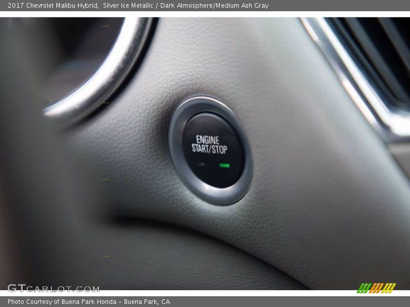 Silver Ice Metallic / Dark Atmosphere/Medium Ash Gray 2017 Chevrolet Malibu Hybrid