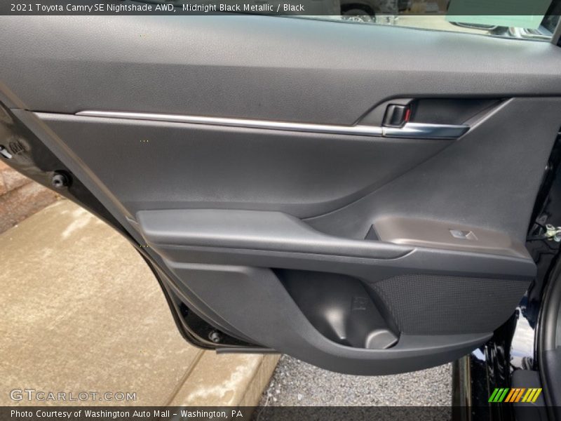 Midnight Black Metallic / Black 2021 Toyota Camry SE Nightshade AWD