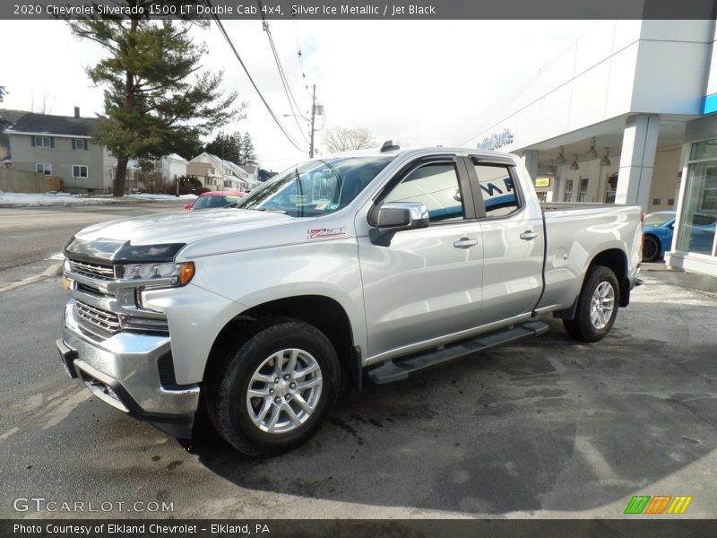 Silver Ice Metallic / Jet Black 2020 Chevrolet Silverado 1500 LT Double Cab 4x4