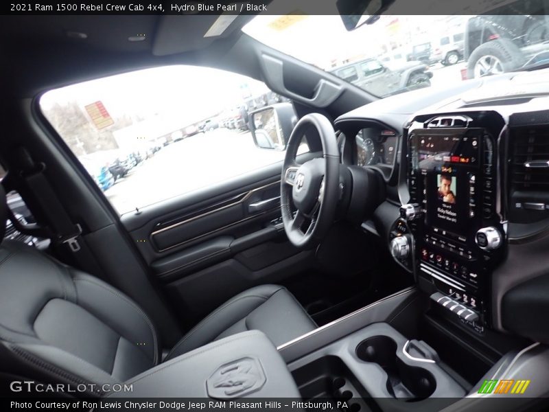 Hydro Blue Pearl / Black 2021 Ram 1500 Rebel Crew Cab 4x4