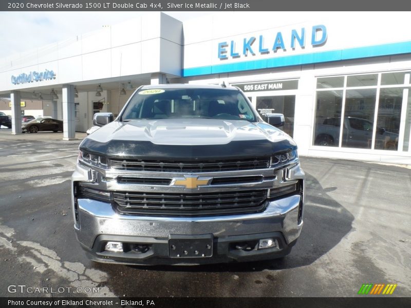 Silver Ice Metallic / Jet Black 2020 Chevrolet Silverado 1500 LT Double Cab 4x4