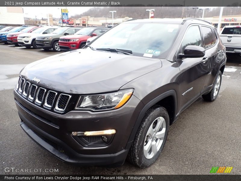 Granite Crystal Metallic / Black 2021 Jeep Compass Latitude 4x4