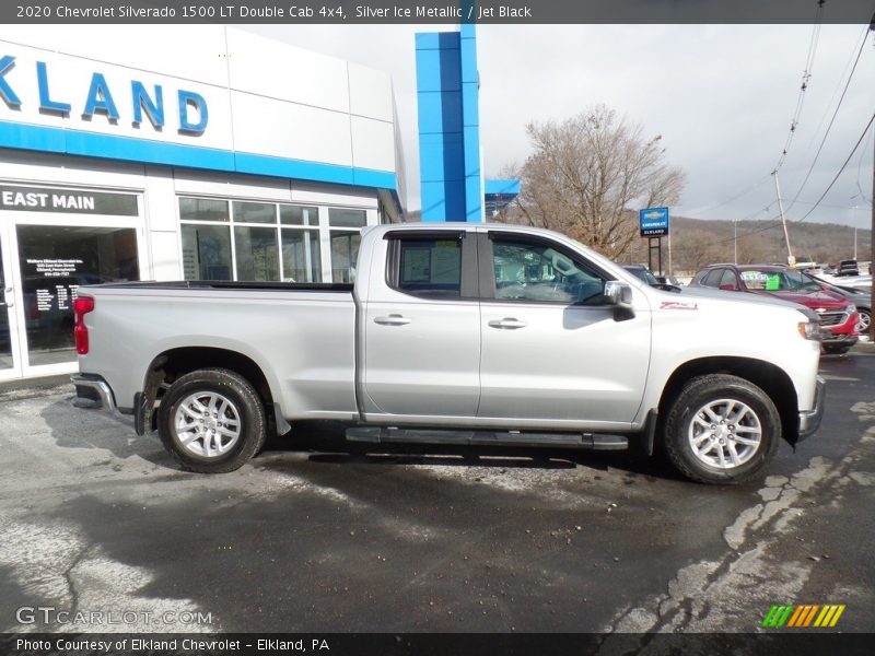 Silver Ice Metallic / Jet Black 2020 Chevrolet Silverado 1500 LT Double Cab 4x4