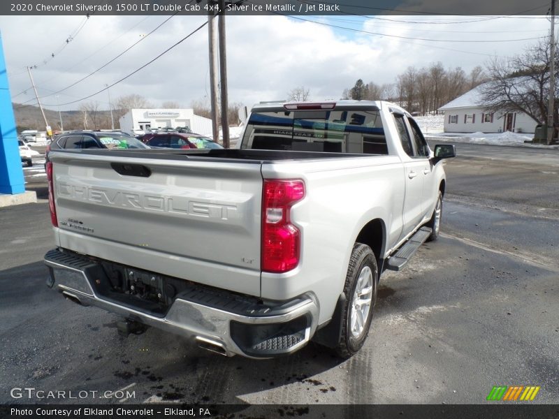 Silver Ice Metallic / Jet Black 2020 Chevrolet Silverado 1500 LT Double Cab 4x4