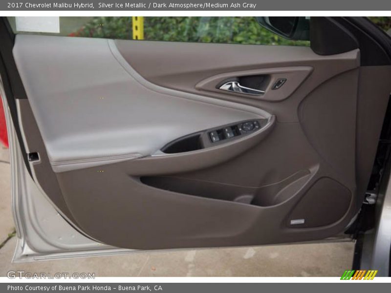 Silver Ice Metallic / Dark Atmosphere/Medium Ash Gray 2017 Chevrolet Malibu Hybrid