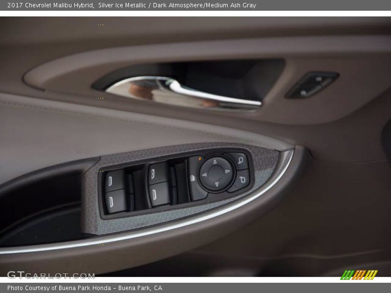 Silver Ice Metallic / Dark Atmosphere/Medium Ash Gray 2017 Chevrolet Malibu Hybrid