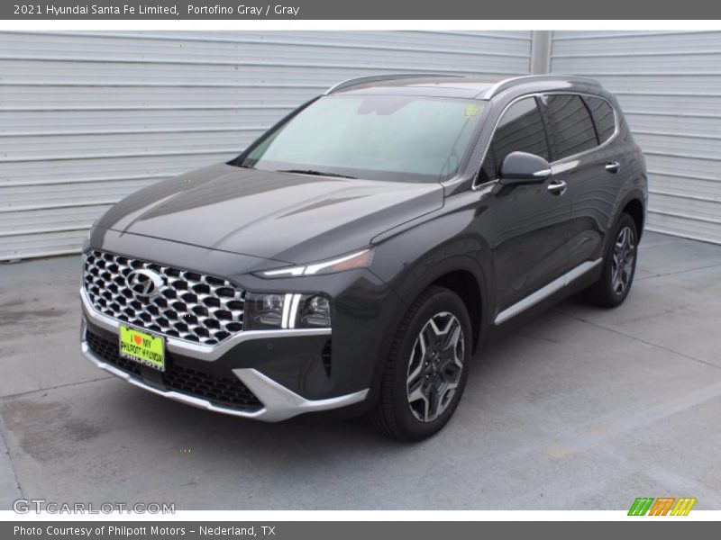 Front 3/4 View of 2021 Santa Fe Limited