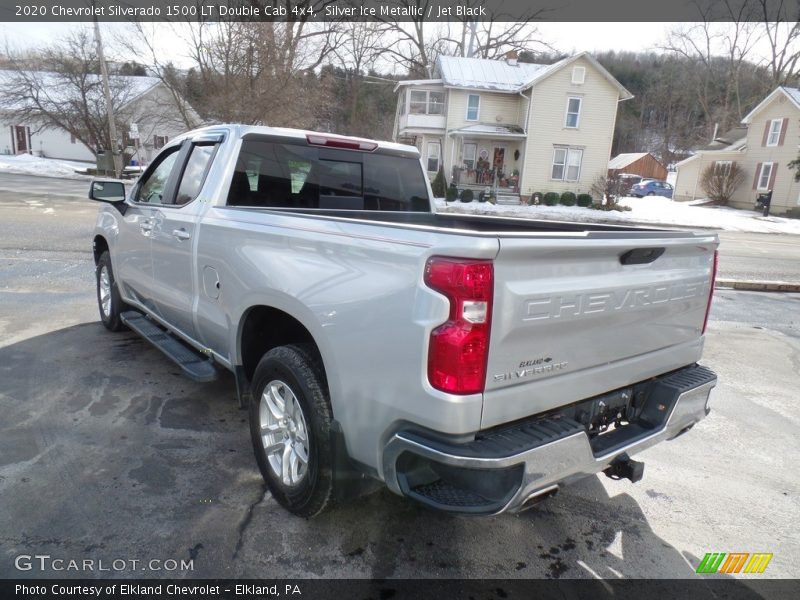 Silver Ice Metallic / Jet Black 2020 Chevrolet Silverado 1500 LT Double Cab 4x4