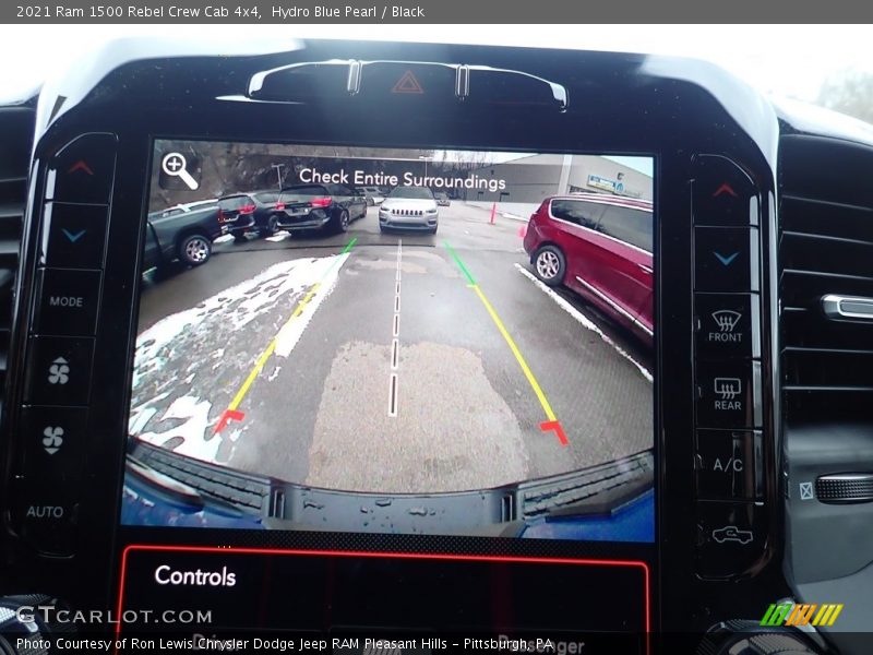 Hydro Blue Pearl / Black 2021 Ram 1500 Rebel Crew Cab 4x4