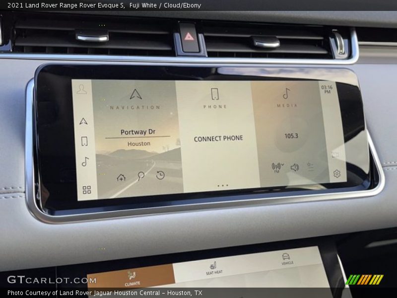 Fuji White / Cloud/Ebony 2021 Land Rover Range Rover Evoque S