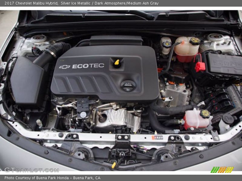 Silver Ice Metallic / Dark Atmosphere/Medium Ash Gray 2017 Chevrolet Malibu Hybrid