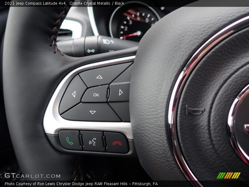 Granite Crystal Metallic / Black 2021 Jeep Compass Latitude 4x4