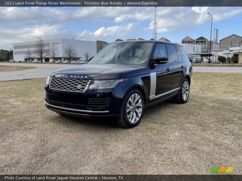 Portofino Blue Metallic / Almond/Espresso 2021 Land Rover Range Rover Westminster