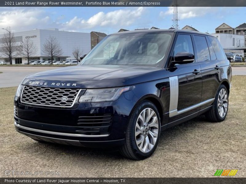 Portofino Blue Metallic / Almond/Espresso 2021 Land Rover Range Rover Westminster