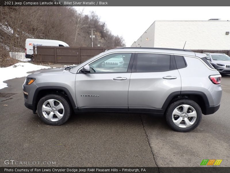 Billet Silver Metallic / Black 2021 Jeep Compass Latitude 4x4