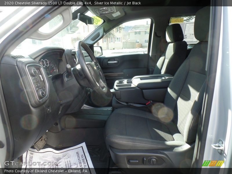 Silver Ice Metallic / Jet Black 2020 Chevrolet Silverado 1500 LT Double Cab 4x4