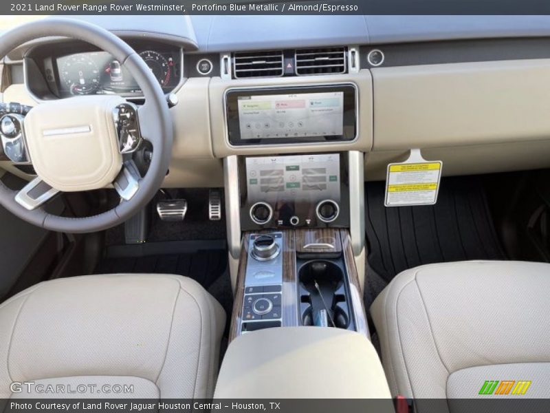 Portofino Blue Metallic / Almond/Espresso 2021 Land Rover Range Rover Westminster