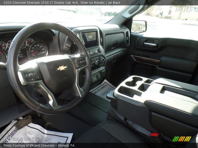 Silver Ice Metallic / Jet Black 2020 Chevrolet Silverado 1500 LT Double Cab 4x4