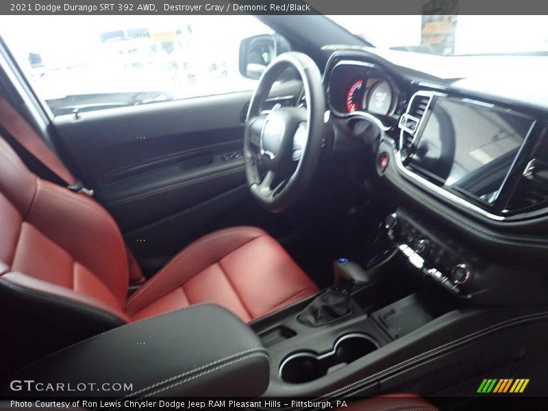 Destroyer Gray / Demonic Red/Black 2021 Dodge Durango SRT 392 AWD