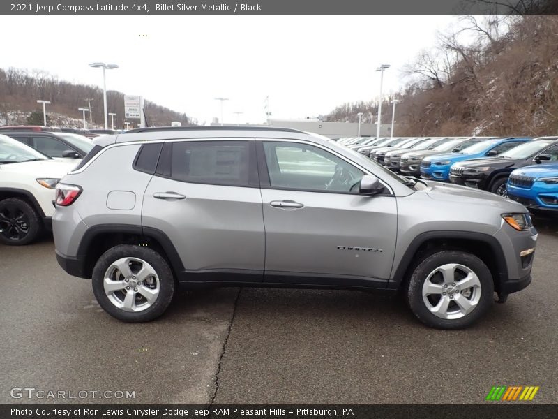 Billet Silver Metallic / Black 2021 Jeep Compass Latitude 4x4