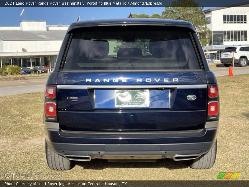 Portofino Blue Metallic / Almond/Espresso 2021 Land Rover Range Rover Westminster