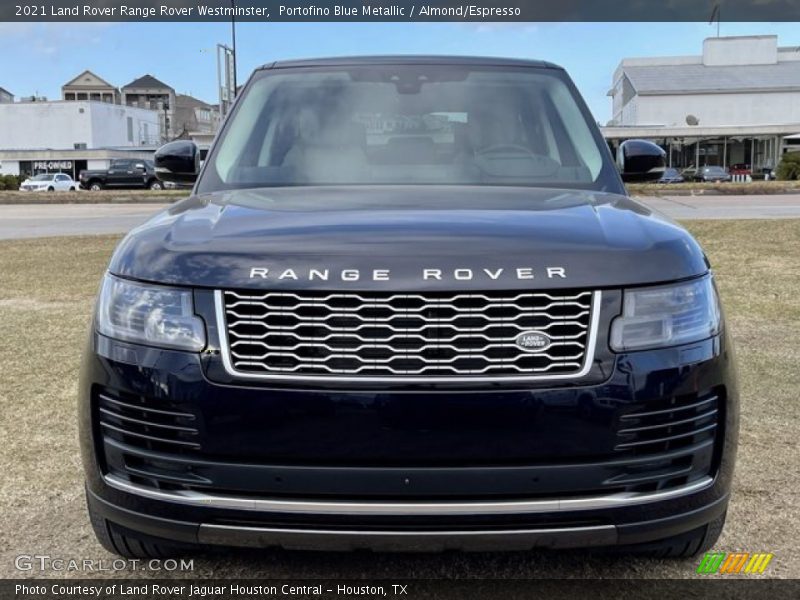 Portofino Blue Metallic / Almond/Espresso 2021 Land Rover Range Rover Westminster