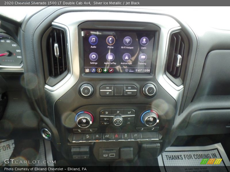 Silver Ice Metallic / Jet Black 2020 Chevrolet Silverado 1500 LT Double Cab 4x4