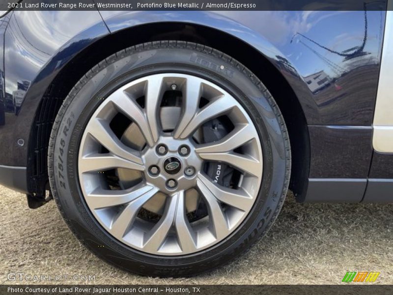 Portofino Blue Metallic / Almond/Espresso 2021 Land Rover Range Rover Westminster