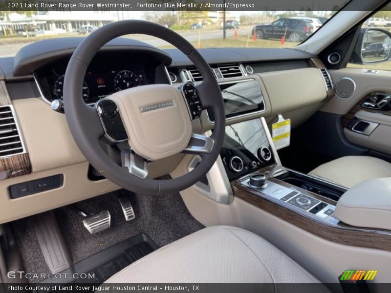 Portofino Blue Metallic / Almond/Espresso 2021 Land Rover Range Rover Westminster