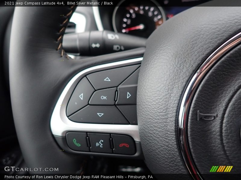 Billet Silver Metallic / Black 2021 Jeep Compass Latitude 4x4
