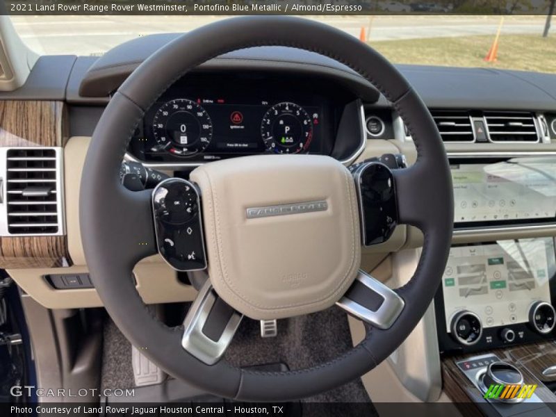 Portofino Blue Metallic / Almond/Espresso 2021 Land Rover Range Rover Westminster