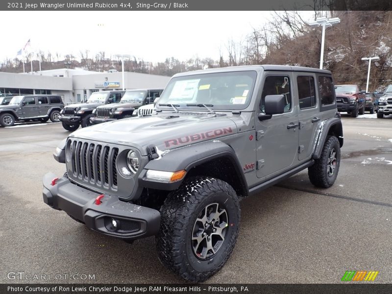 Sting-Gray / Black 2021 Jeep Wrangler Unlimited Rubicon 4x4