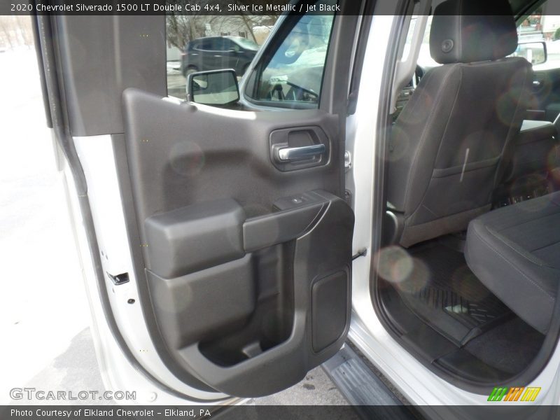 Silver Ice Metallic / Jet Black 2020 Chevrolet Silverado 1500 LT Double Cab 4x4
