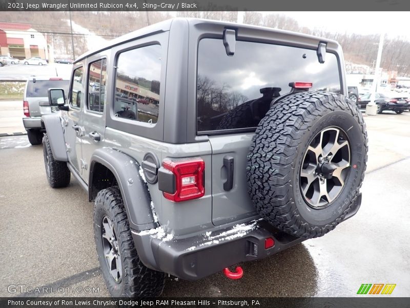 Sting-Gray / Black 2021 Jeep Wrangler Unlimited Rubicon 4x4