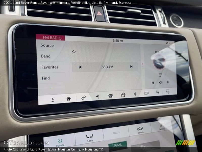 Portofino Blue Metallic / Almond/Espresso 2021 Land Rover Range Rover Westminster