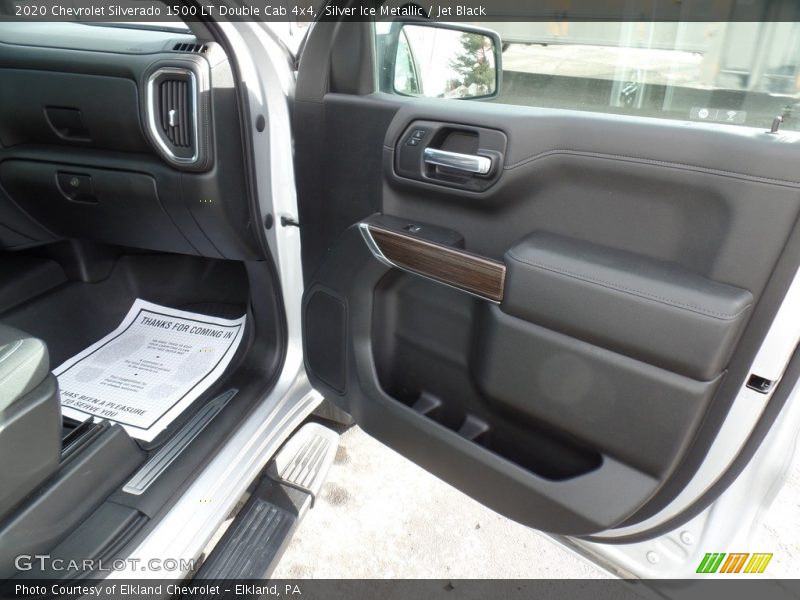 Silver Ice Metallic / Jet Black 2020 Chevrolet Silverado 1500 LT Double Cab 4x4