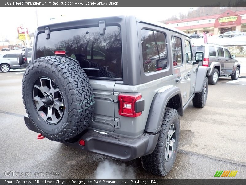 Sting-Gray / Black 2021 Jeep Wrangler Unlimited Rubicon 4x4