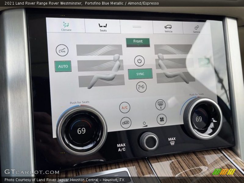 Portofino Blue Metallic / Almond/Espresso 2021 Land Rover Range Rover Westminster