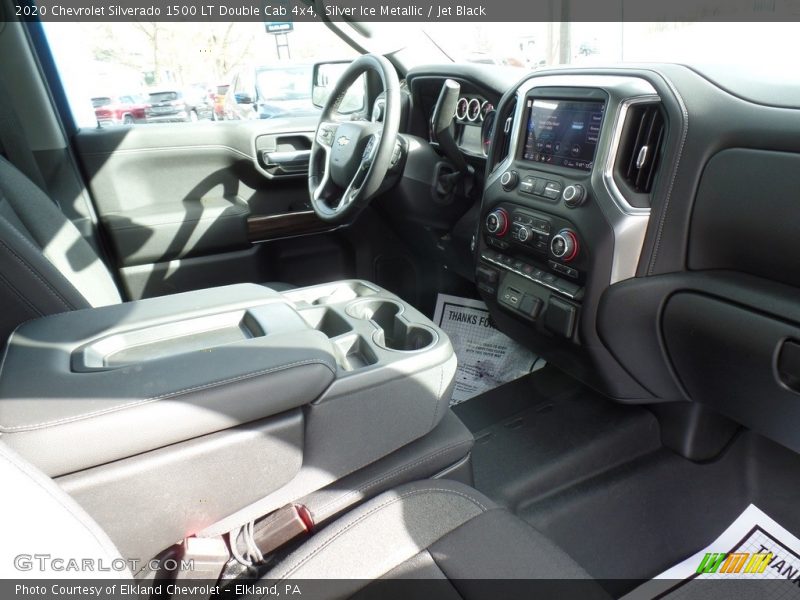 Silver Ice Metallic / Jet Black 2020 Chevrolet Silverado 1500 LT Double Cab 4x4