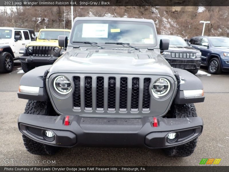 Sting-Gray / Black 2021 Jeep Wrangler Unlimited Rubicon 4x4