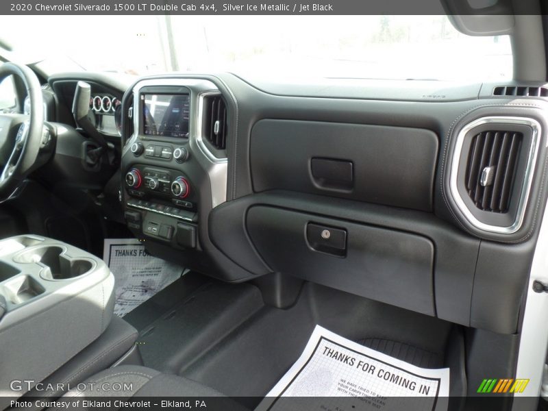 Silver Ice Metallic / Jet Black 2020 Chevrolet Silverado 1500 LT Double Cab 4x4